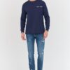 TOMMY JEANS Granatowy męski longsleeve