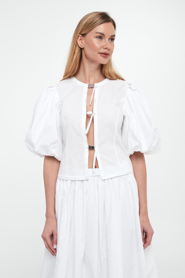 Bluzka damska popelinowa Rudi PINKO