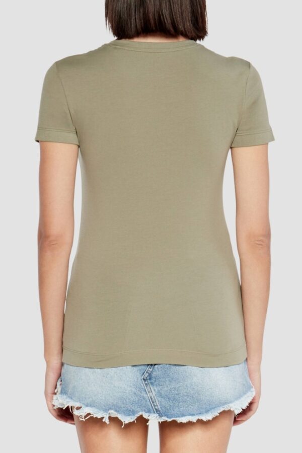 GUESS Zielony damski t-shirt Mini