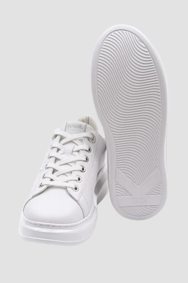 KARL LAGERFELD Białe damskie sneakersy KAPRI Karl Signia