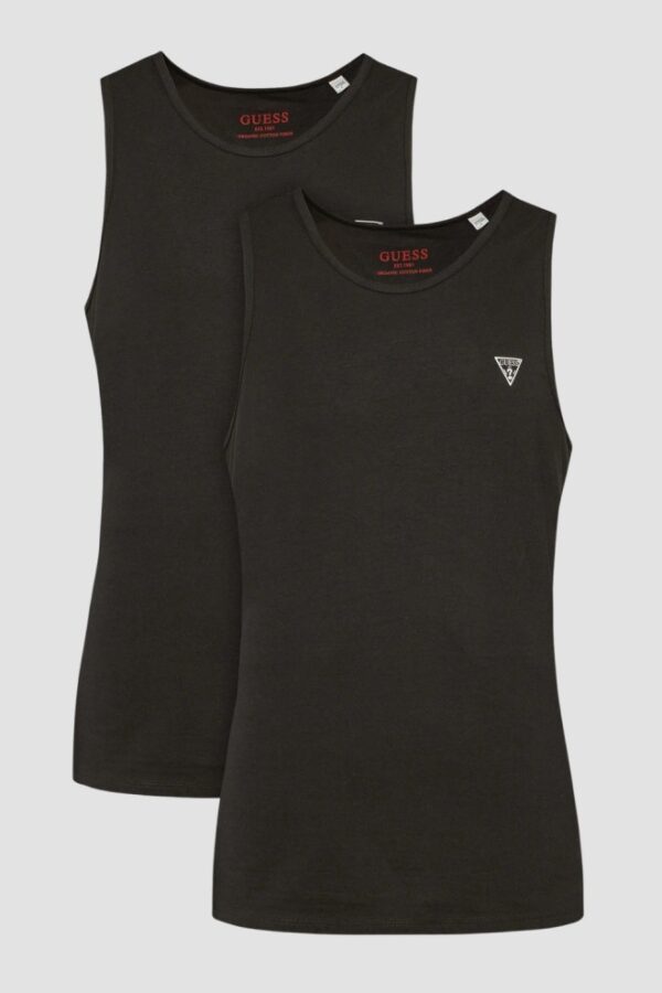 GUESS Czarna męska podkoszulka 2 Pack