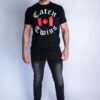 5b36978f326e3bd9c9c84e01c328556161e194f1 DSQUARED2 T-shirt męski, czarny z nadrukiem ,,caten twins