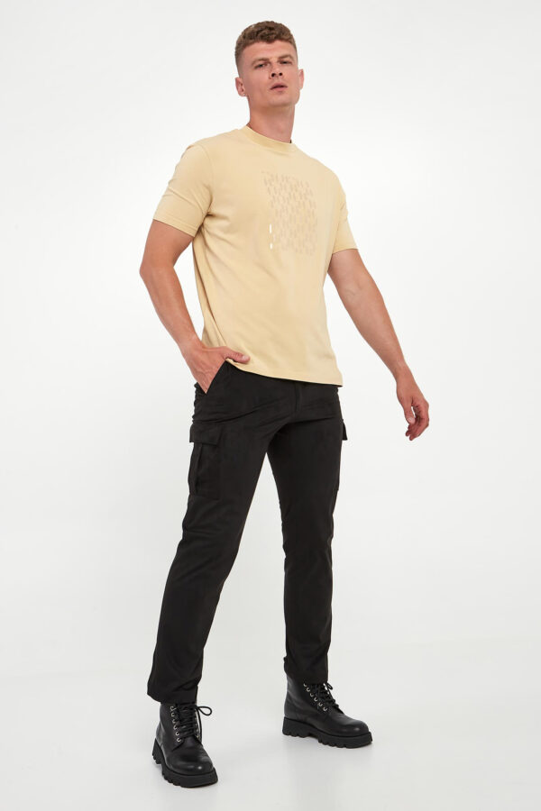 T-shirt męski z logo KARL LAGERFELD