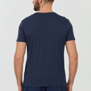 EMPORIO ARMANI Granatowy męski t-shirt basique
