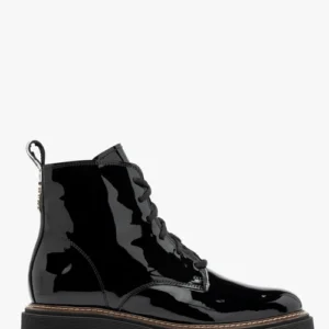 5b7ecb8c327c045f7661bc8587d2588c14cddf6f Lakierowane trzewiki damskie na traktorowym spodzie