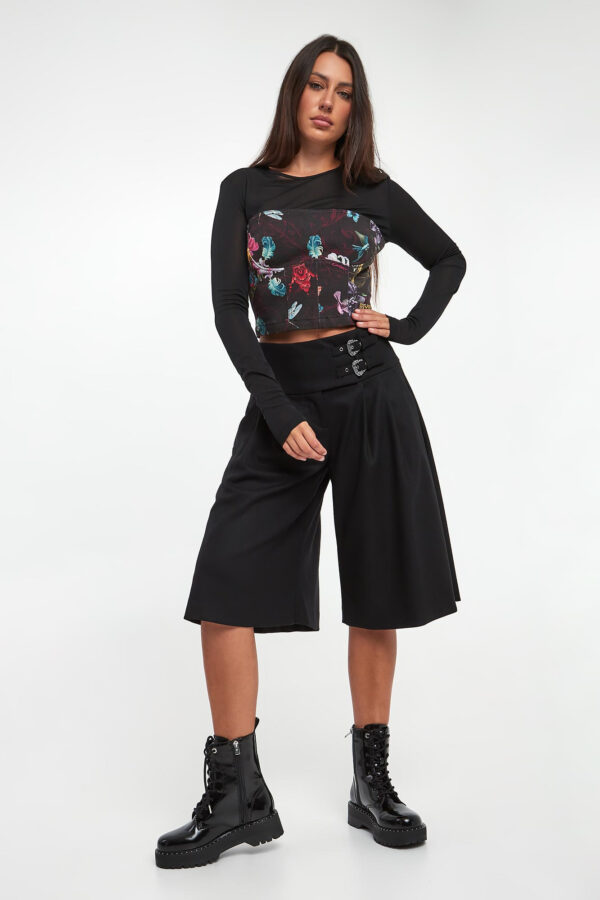 5b9302d601ddb9d5e9437f169071829e89ef3d95 Bluzka damska z siatką VERSACE JEANS COUTURE