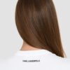 KARL LAGERFELD Biały damski t-shirt Ikonik 2.0
