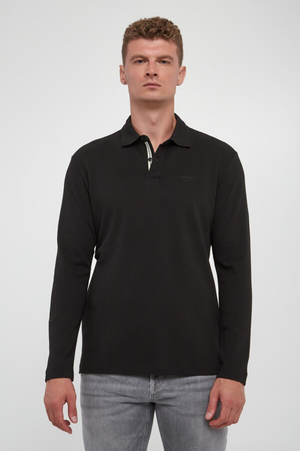 5c4e4b18f1c56da7b1cf5936455ce43a958df9e9 Longsleeve męski z kołnierzem polo Amare JOOP! JEAN