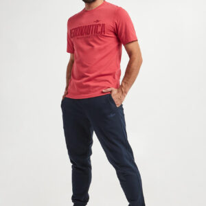 T-shirt męski z logo AERONAUTICA MILITARE