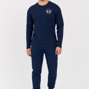 5c91a9bdeb554a572448dd7d63d53ae22f93f09c LA MARTINA Granatowy męski longsleeve JERSEY