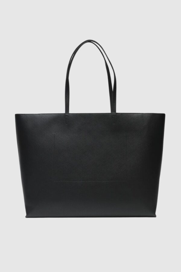 JUST CAVALLI Czarna shopperka Range Metal Lettering