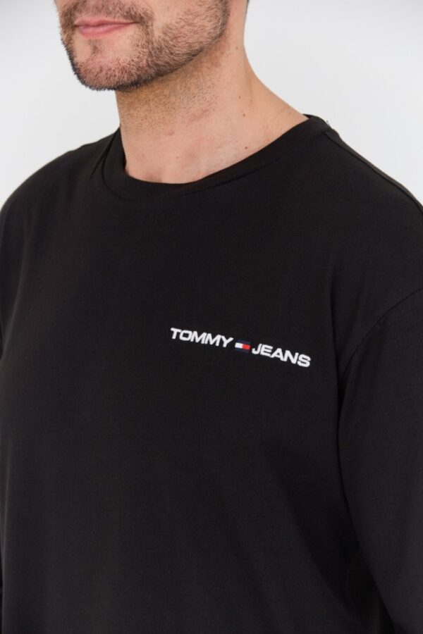 TOMMY JEANS Czarny męski longsleeve