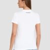 KARL LAGERFELD Biały damski t-shirt Ikonik 2.0