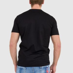 DSQUARED2 Czarny t-shit męski z kieszonką
