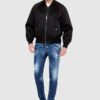 DOLCE & GABBANA Czarna męska kurtka bomber outwear jacket, Rozmiar 50