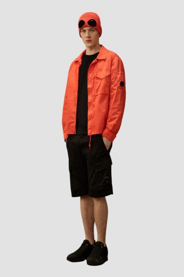 C.P. COMPANY Czarne męskie spodenki Bermudy-Cargo, Rozmiar 48