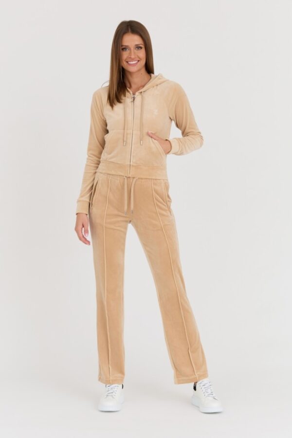 JUICY COUTURE Beżowe damskie spodnie dresowe Tina Track Pants