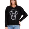KENZO Czarna damska bluza VARSITY JUNGLE' ELEPHANT EMBRO
