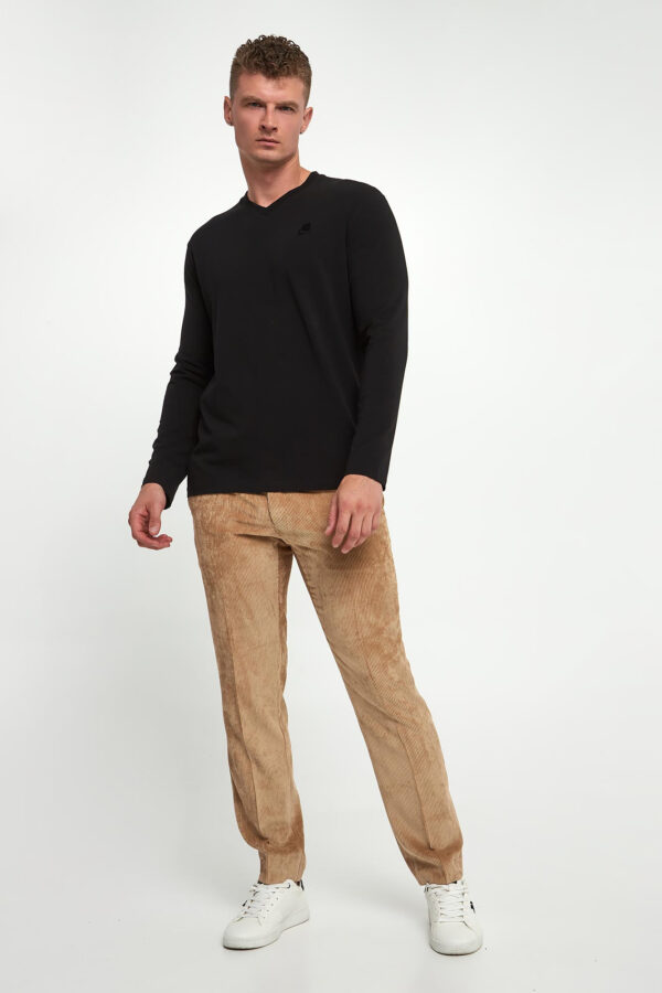 5ff7a2192076d2d98857583cfbfba43b1c2f3f0a Longsleeve męski z logo KARL LAGERFELD