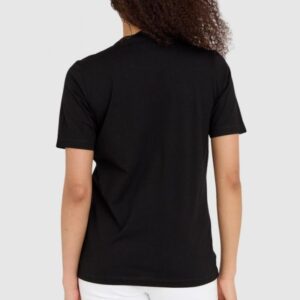 600397b8899a58a107de1b46d0f01ca1a6c38e48 DSQUARED2 Czarny t-shirt damski z logo icon