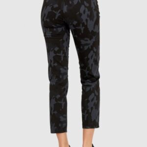 AERONAUTICA MILITARE Spodnie chinosy damskie w czarne moro, Rozmiar 38 IT - 34 EU