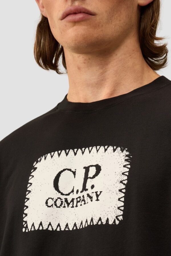 C.P. COMPANY Czarny męski longsleeve