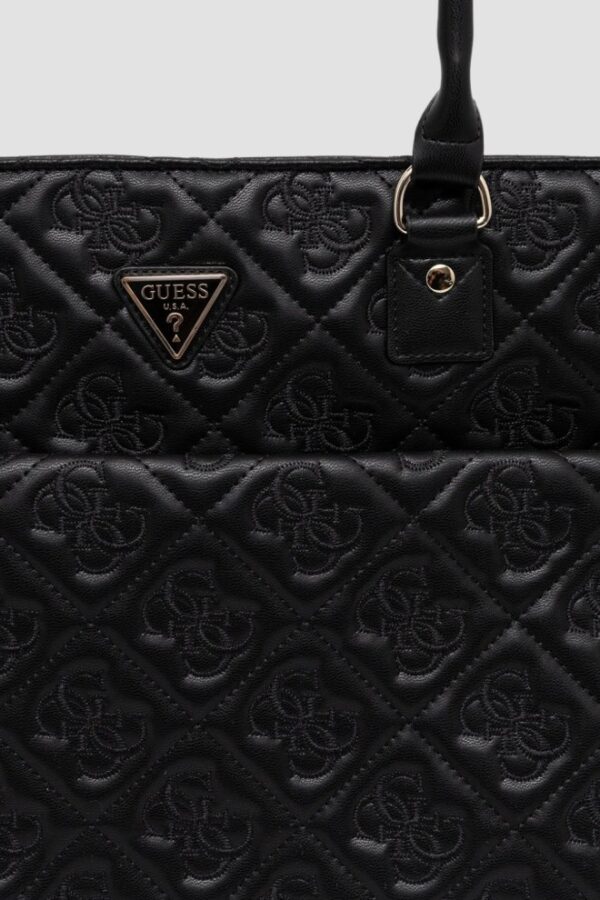 GUESS Czarna damska podróżna torebka Adelasia