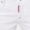 DSQUARED2 Cool girl cropped jeanBiałe jeansy damskie