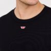 DIESEL Czarny longsleeve męski D-RIBBER-LS-N