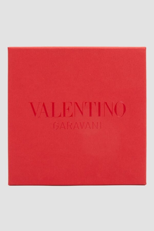 VALENTINO GARAVANI Czarny pasek męski ze skóry, Rozmiar 85