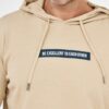 LA MARTINA Beżowa bluza męska z kapturem