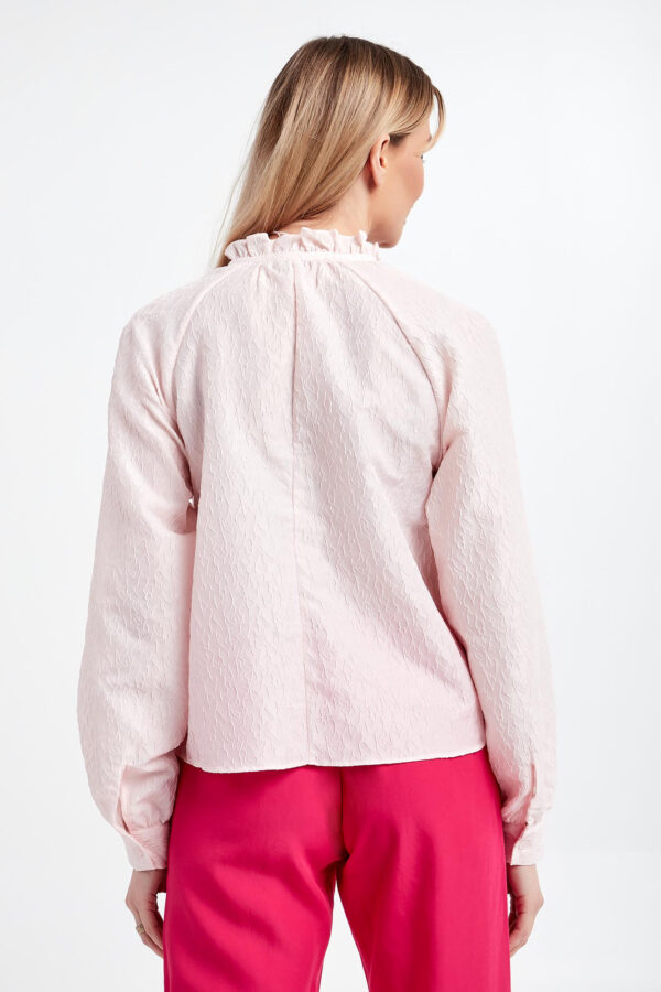 62766bad6cb9cc12936e92f444598e4e7319fc23 Bluzka damska z kołnierzykiem SAMSØE SAMSØE