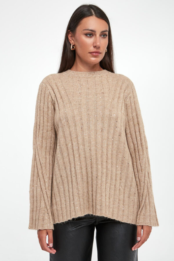 Sweter damski z cekinami TWINSET ACTITUDE