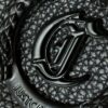 JUST CAVALLI Czarna saszetka JC Logo Metal Circle - Style 2
