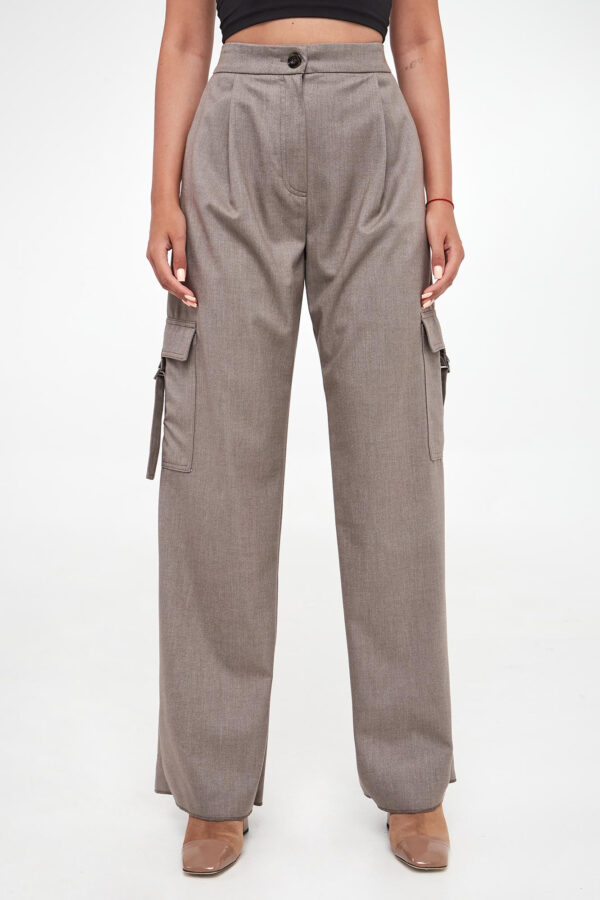 6381c23cc1e5f33c9ccfebeb44ee721397665375 Spodnie damskie cargo Angel MARELLA SPORT