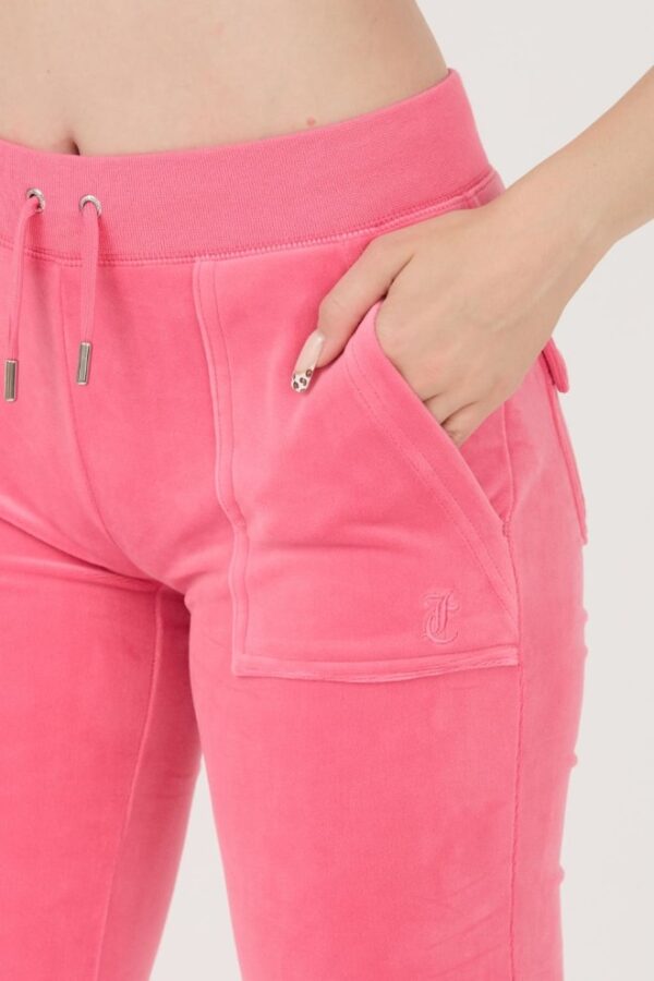 JUICY COUTURE Różowe damskie spodnie dresowe Del Ray Pocketed Pant