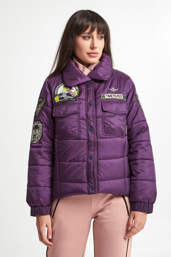 63e26f50d7f4b456b6fa545e35b81b89359d96f5 Kurtka damska pikowana AERONAUTICA MILITARE