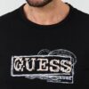GUESS Czarny męski t-shirt Box Logo