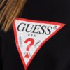 63fb16503ab58a214ba213ca0ba849c1be5f869f GUESS Czarna damska bluza z dużym logo Original Fleece