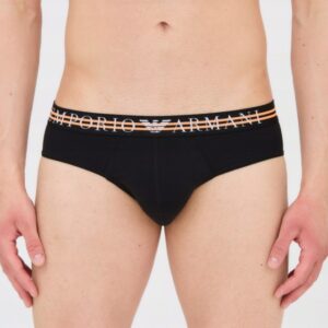 EMPORIO ARMANI Slipy czarne 3-pack