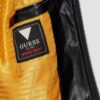 GUESS Skórzany bomber męski District Faux Leather Bomber
