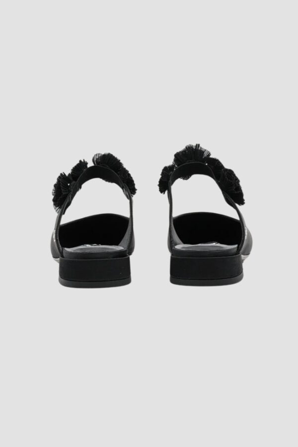 KARL LAGERFELD Czarne damskie baleriny KERRIE