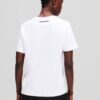 KARL LAGERFELD Biały t-shirt damski Ikon Aquarelle K