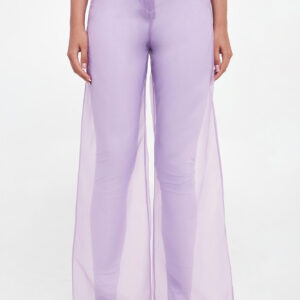 65cf5a8dd397fbfe3cbeaf186a4734ab1dfc0338 Spodnie damskie tiulowe PATRIZIA PEPE