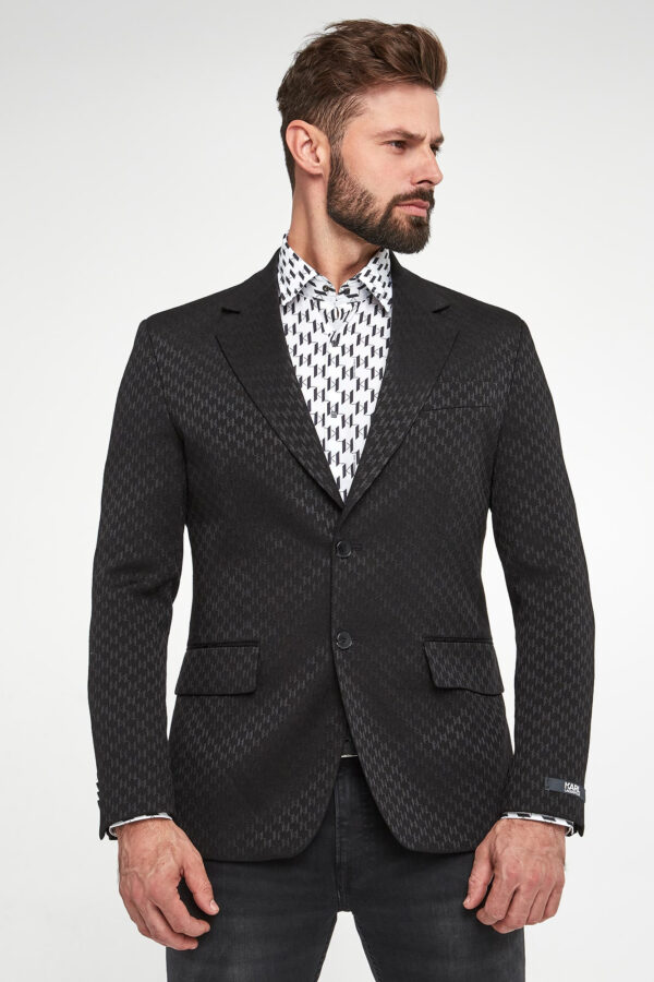 669c49cad87b7aa94f5cc22267f815afa4018495 Marynarka męska logowana KARL LAGERFELD