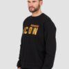 DSQUARED2 Czarna męska bluza Icon Blur Cool Fit Crewneck