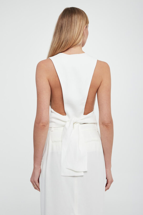 Kamizelka damska lniana ELISABETTA FRANCHI