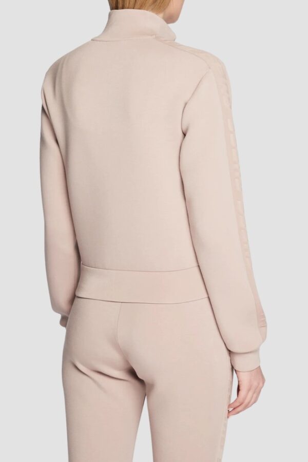 GUESS Różowa bluza damska z lampasami New Allie Scuba