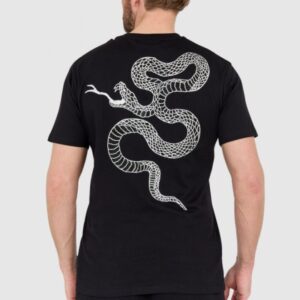677fcb4918b2d2cb3753763fbc988c7dc2cefab0 PHILIPP PLEIN Czarny męski t-shirt z wężem na plecach z dżetów