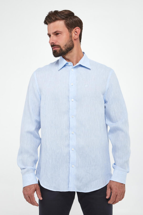 68a937151063cace3068ecc25072b4968dd52969 Koszula męska lniana EMPORIO ARMANI